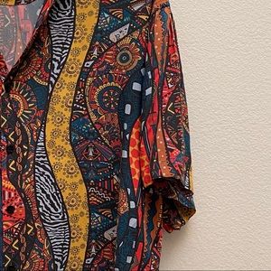 1970s Boho Short Sleeve